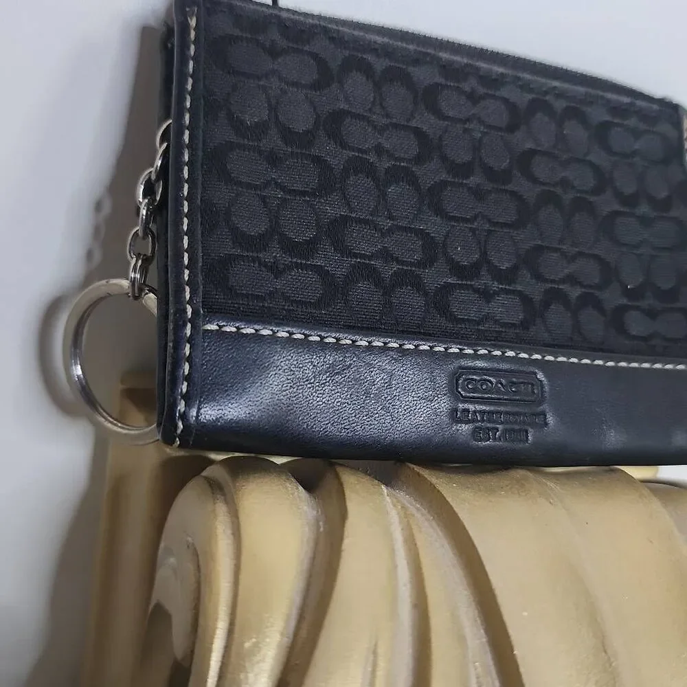 Coach Vintage Signature C Jacquard Coin Purse Wallet
